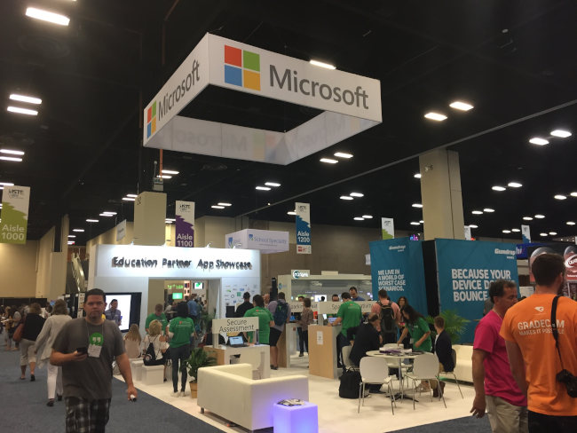 Microsoft op ISTE
