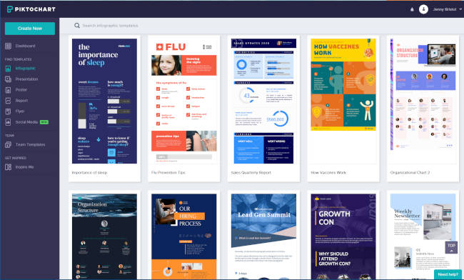 Piktochart-website