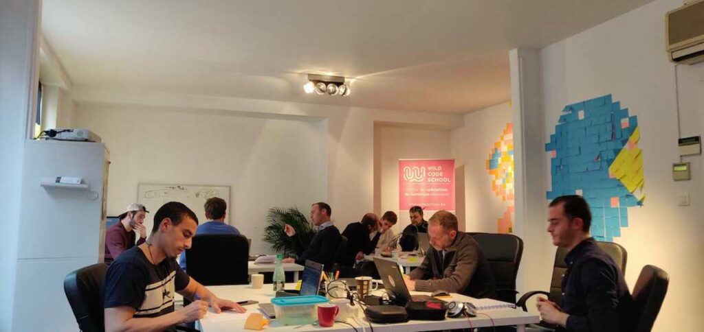 Wild Code School campus in Brussel