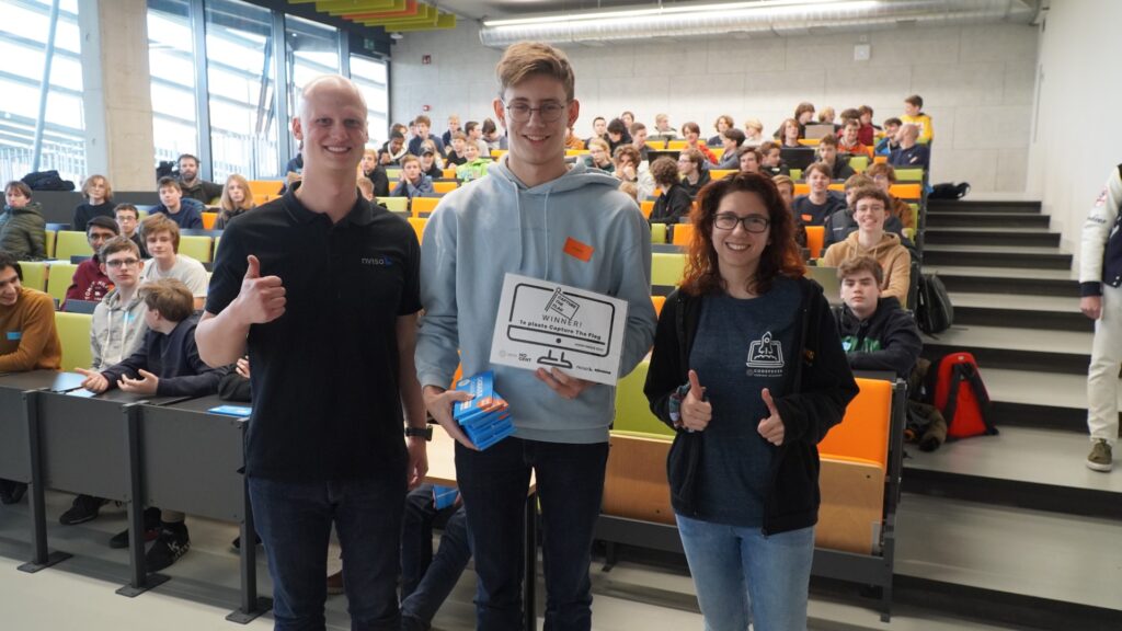 Aron winnaar CodeFever