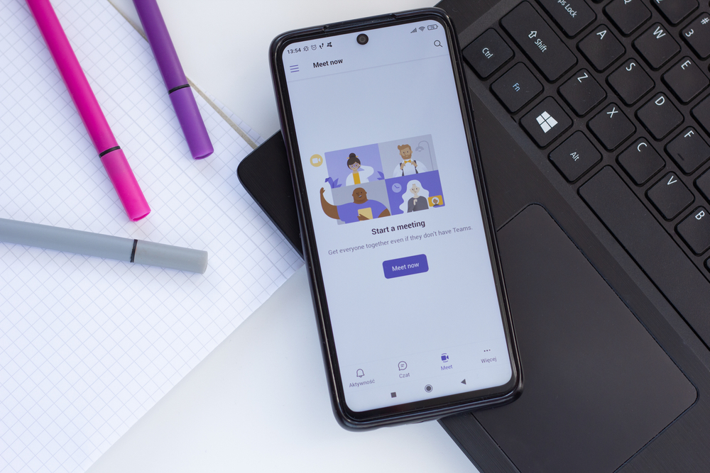 Katowice,,Poland,Â,March,2,,2021:,Closeup,Of,Microsoft,Teams