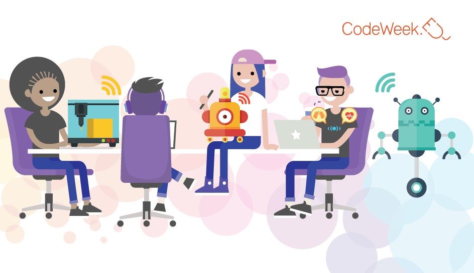 Code Week-ambassadeurs Nicky en Evelien klaar voor uitdagende opdracht ...