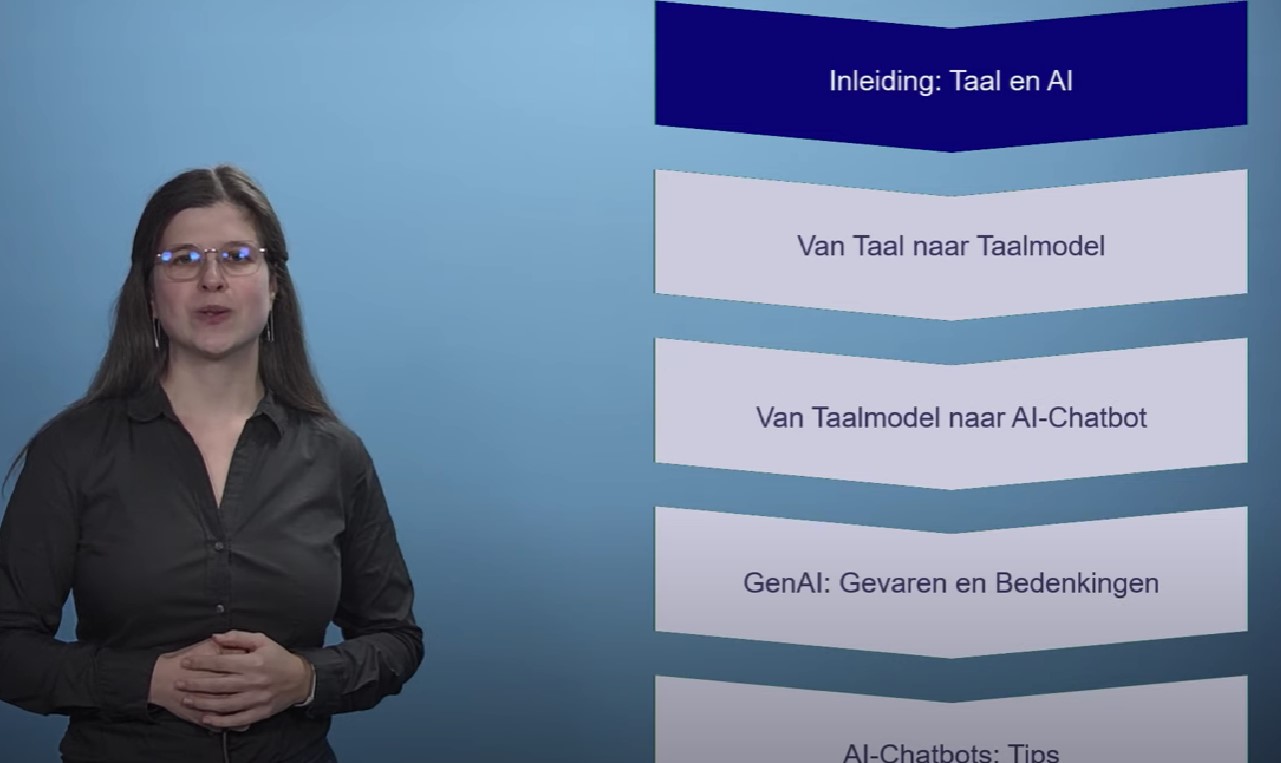 Virtual Professor Professor maakt toegankelijke videoreeks over taaltechnologie - Schoolit